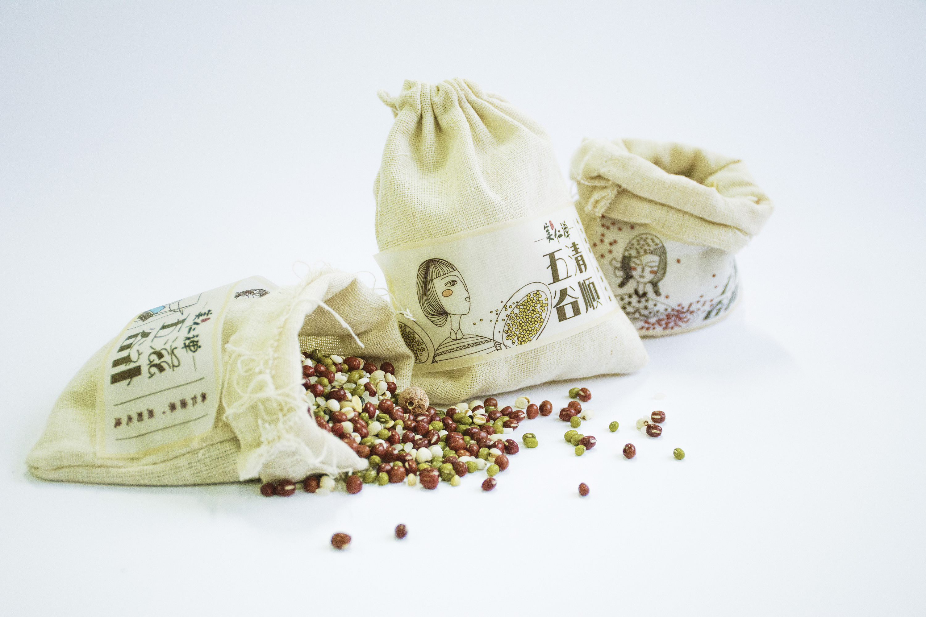 美仁禪五谷雜糧粥天然材料包裝結(jié)構(gòu)及裝潢設(shè)計(jì)
